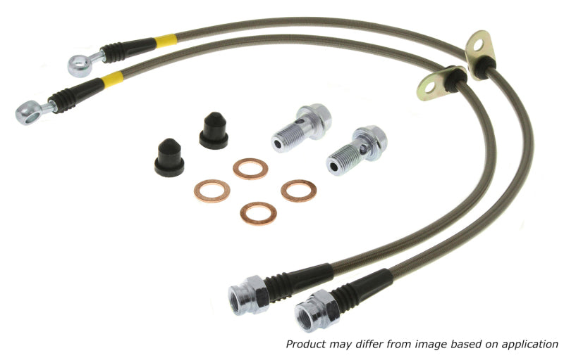 StopTech 07-08 Cadillac Escalade Stainless Steel Rear Brake Lines