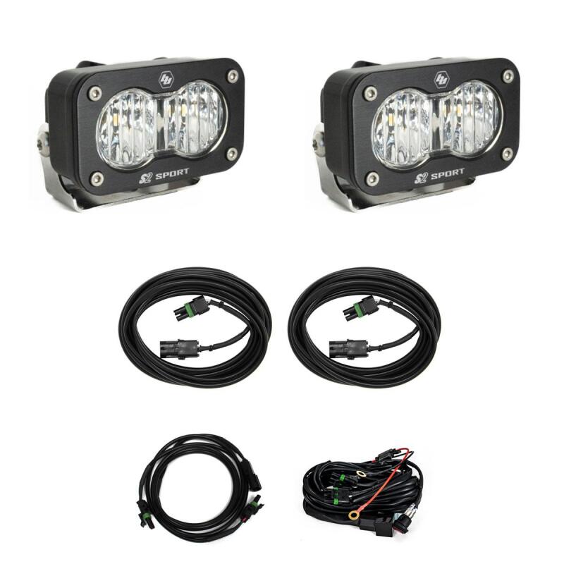 Baja Designs S2 Sport Dual Reverse Light Kit w/ Toggle — Fits 23-25 Ford Super Duty