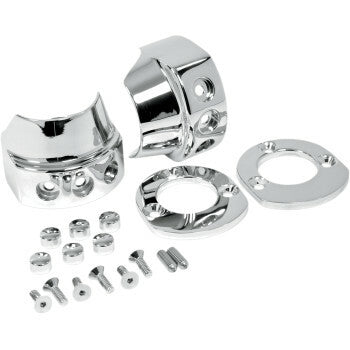 Hawg Halters INC 3BTN Switch Housing Assm Chrome (HSHA-3C-LR)
