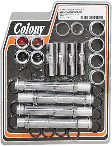 Colony Machine Pushrod Cover Conversion KIT w/Adaptor 90-03 XL (2140-40)