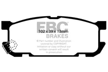 Cargar imagen en el visor de la galería, EBC 01-03 Mazda Miata MX5 1.8 (Sports Suspension) Greenstuff Rear Brake Pads