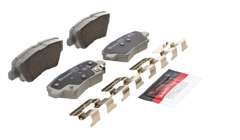 Brembo OE 2017 Hyundai Elantra/18-22 Ioniq/18-19 Sonata/16-17 Veloster Ceramic Brake Pad - Rear