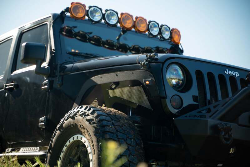 DV8 Offroad Fender Flare Deletes — Fits 2007-2018 Jeep Wrangler JK