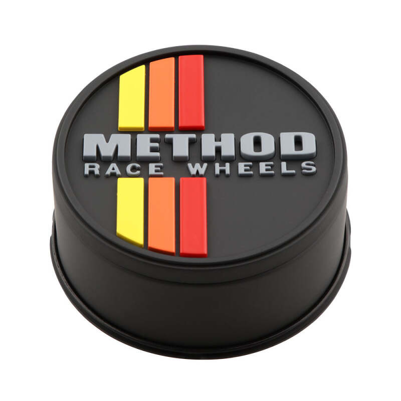 Method Classic YOR Stripes 108mm Push Through Cap - Black