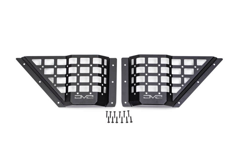 DV8 Offroad Front Door Pocket Molle Panels — Fits 2021-2025 Ford Bronco