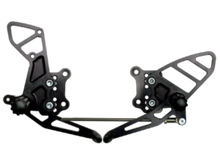 Cargar imagen en el visor de la galería, Vortex Racing 03-07 Suzuki SV1000 S,03-10 SV650 Adjustable Rearsets- Black