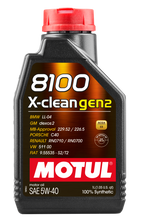 Cargar imagen en el visor de la galería, Motul 1L Synthetic Engine Oil 8100 X-CLEAN Gen 2 5W40