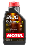 Motul 1L Synthetic Engine Oil 8100 X-CLEAN Gen 2 5W40