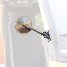 Cargar imagen en el visor de la galería, Rugged Ridge 97-18 Jeep Wrangler Black Round Quick Release Mirror