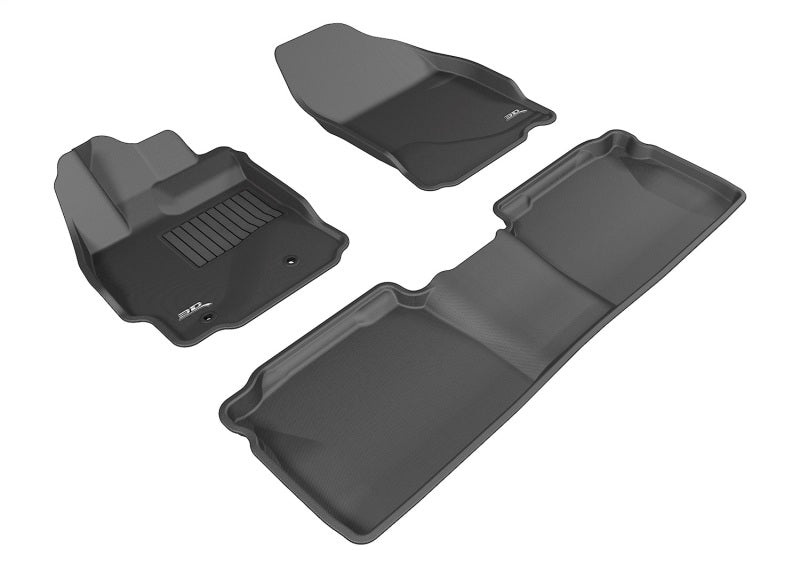 3D MAXpider Kagu Floor Mats - Black — Fits 2014-2016 Scion tC