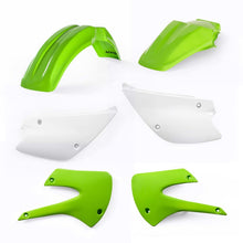 Cargar imagen en el visor de la galería, Acerbis 01-13 Kawasaki KX85/100/ 03-06 Suzuki RM100 Plastic Kit - Green/White Original 05