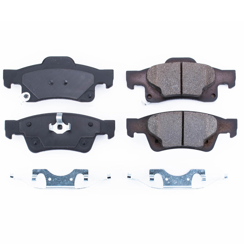 Power Stop 2021 Jeep Grand Cherokee Rear Z17 Evo Ceramic Brake Pads w/Hardware