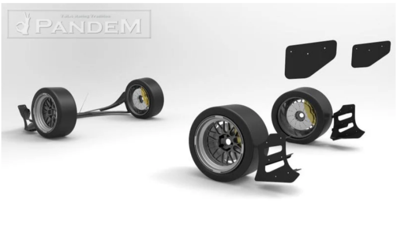 GReddy 2012+ Scion FR-S Pandem Wide Body V3.5 Rear Canards