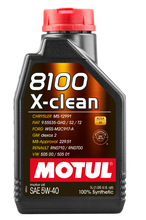 Cargar imagen en el visor de la galería, Motul 1L Synthetic Engine Oil 8100 5W40 X-CLEAN C3 -505 01-502 00-505 00-LL04