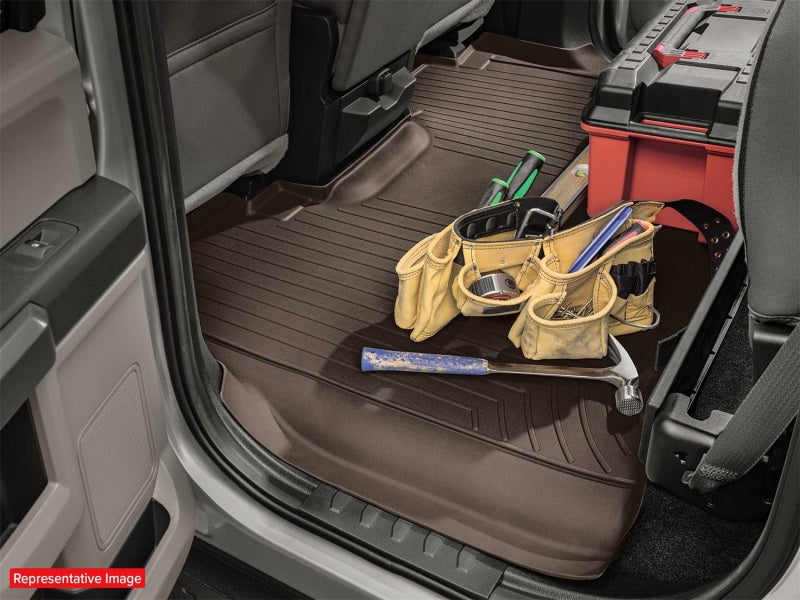 WeatherTech 24-26 Lexus GX (w/o Cool Box) Rear FloorLiner - Cocoa