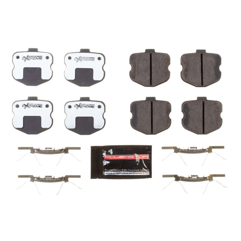 Power Stop 06-13 Chevrolet Corvette Rear Z26 Extreme Street Brake Pads w/Hardware