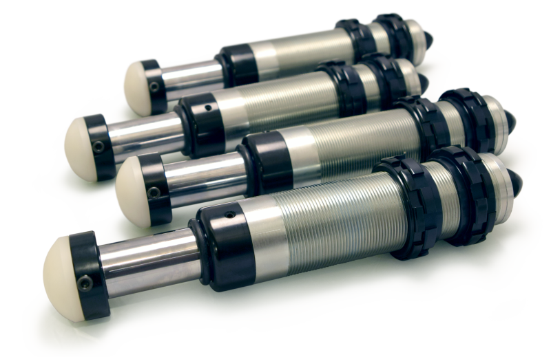 DV8 Offroad Hydraulic Bump Stop Pair — 2.0 x 2.5in Stroke for Jeep JK