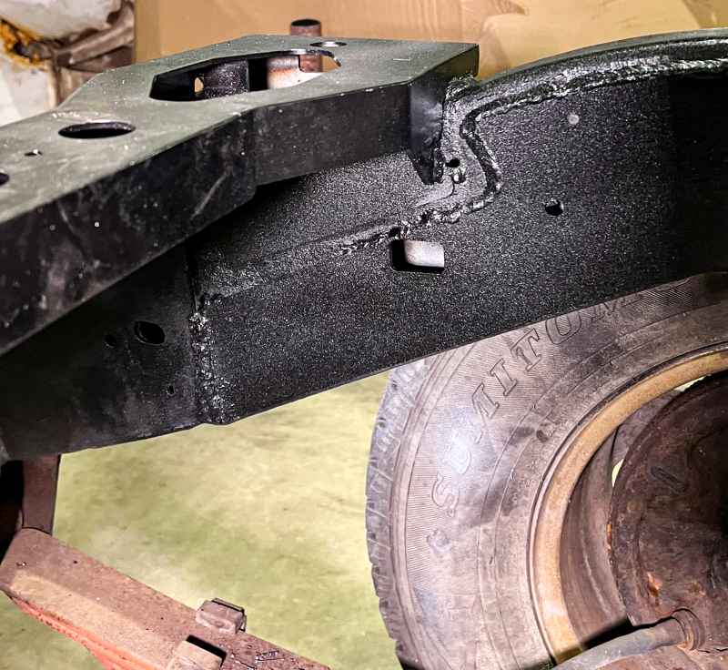 Rust Buster RB7502L Rear Over Axle Frame Section - Left — Fits 2004-2012 GM Colorado & Canyon Crew Cab