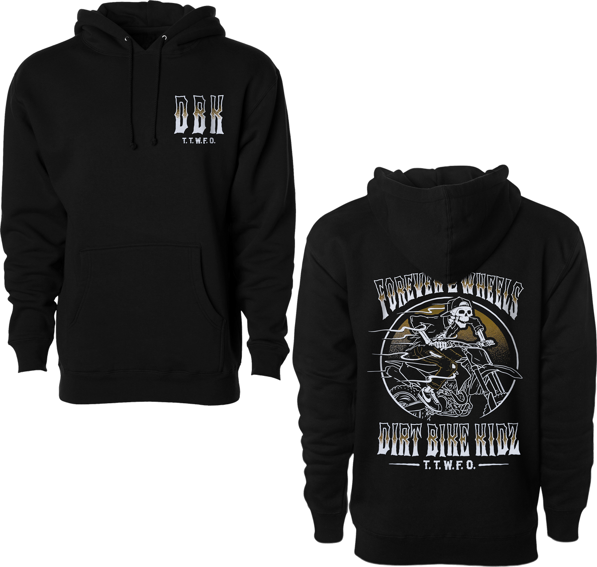 DBK Ghost Rider Hoodie Black 2X (AH-GHOSTRIDER-2X)