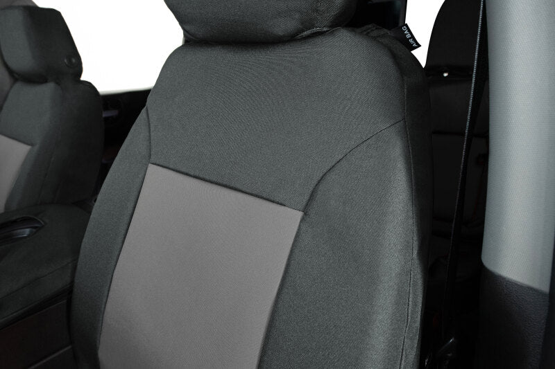 Covercraft 24-25 Ford F250-F550 Endura PrecisionFit Custom Front Row Seat Covers-Charcoal/Silver