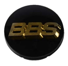 Cargar imagen en el visor de la galería, BBS Center Cap 70.6mm Black/Gold (3-tab) (56.24.080)