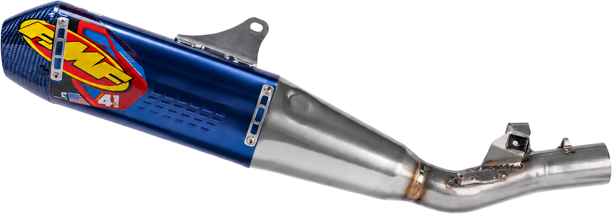 FMF Racing ANO TI Factory 4.1 RCT SL Mflr w/BLU CAR CAP HON (041629)