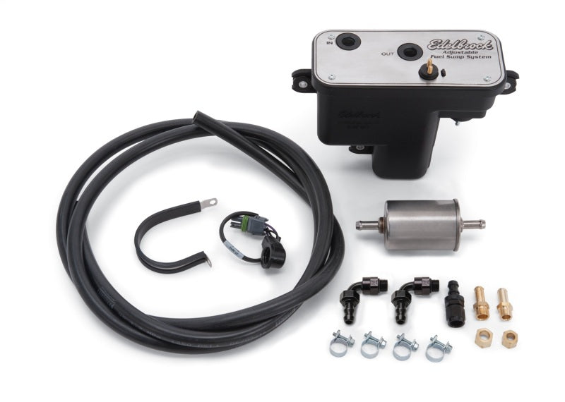 Módulo de cárter de combustible universal Edelbrock Fuel System ajustable de 255 LPH