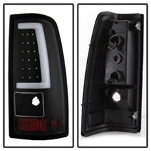 Cargar imagen en el visor de la galería, xTune Chevy Silverado 1500/2500/3500 99-02 / Version 3 Tail Lights Black ALT-ON-CS99V3-LBLED-BK