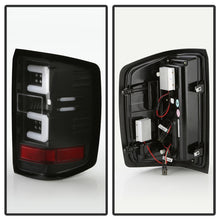 Cargar imagen en el visor de la galería, Spyder Chevy 1500 14-16 Light Bar LED Tail Lights All Blk ALT-YD-CS14-LBLED-BKV2