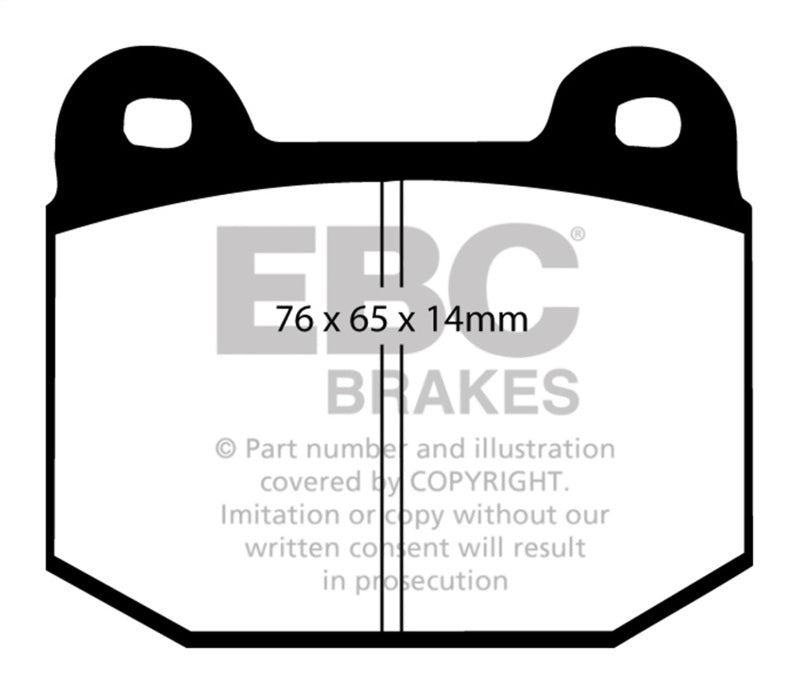 EBC 99-03 Mitsubishi Lancer Evolution 2.0 Turbo Bluestuff Rear Brake Pads