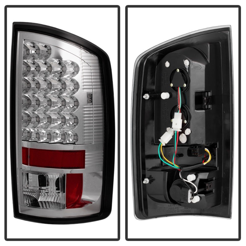 Luz trasera LED cromada Spyder Dodge Ram 02-06 1500/Ram 2500/3500 03-06 ALT-YD-DRAM02-LED-C