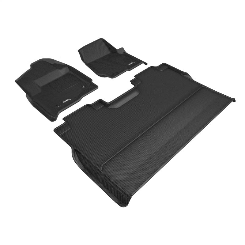 3D MAXpider 17-26 Ford F-250/F-350/F-450 Crew Cab Kagu Black Full Set