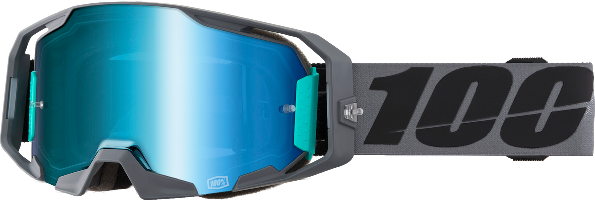 100-Percent Armatic Goggle Petroma Aqua Mirror Lens (50060-10020)
