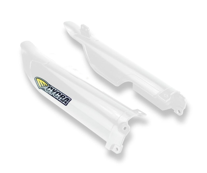 Cycra 12-16 Kawasaki KX250F-450F Fork Guards - White (1CYC-6903-42)