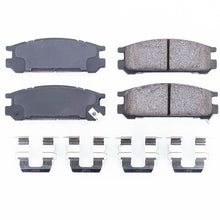 Cargar imagen en el visor de la galería, Power Stop 93-96 Subaru Impreza Rear Z17 Evolution Ceramic Brake Pads w/Hardware