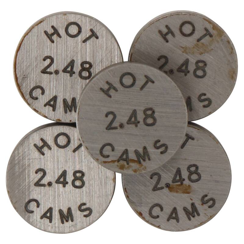 Hot Cams Shim Kits 2.440mm Thickness - 5 Pack