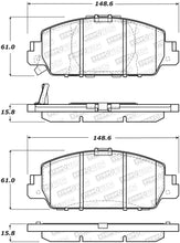 Cargar imagen en el visor de la galería, StopTech Street Performance 13-15 Honda Accord EX/EXL Front Brake Pads