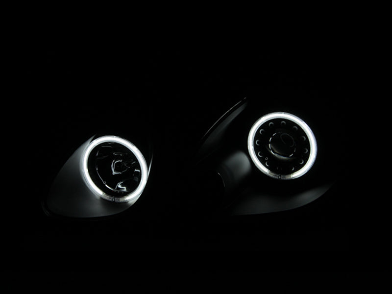 Faros delanteros con proyector ANZO 1998-2005 Lexus Gs300 con Halo negro