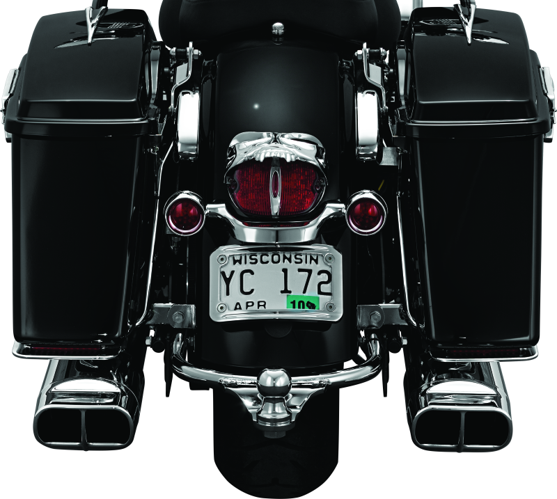 Kuryakyn Zombie Taillight Cover Chrome