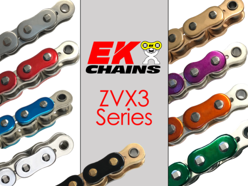 Vortex Racing 530 ZVX3 Rivet Master Chain - 150 Links, Chrome