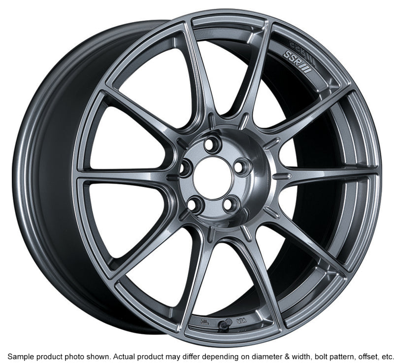 SSR GTX01 18x9.5 5x114.3 40mm Offset Dark Silver Wheel