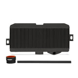 Kit de intercooler de montaje superior Mishimoto Subaru WRX STi 08-15: mangueras negras y recubiertas de polvo