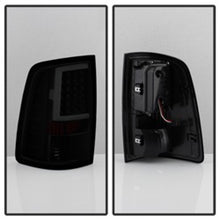 Cargar imagen en el visor de la galería, xTune 09-18 Dodge Ram 1500 LED Tail Lights - Black Smoke (ALT-ON-DR09-LBLED-BSM)