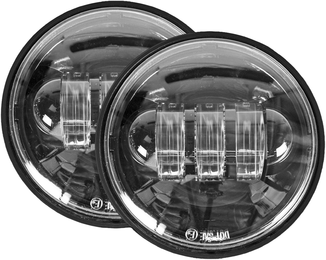 Cyron Passing Lamps 4.5" Black Harley (ABIG4.5-A6K)