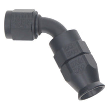 Cargar imagen en el visor de la galería, DeatschWerks 6 AN Female Flare Swivel 60-Degree Hose End PTFE - Anodized Matte Black