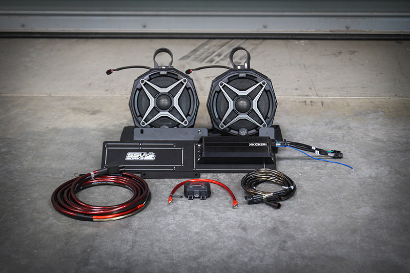 SSV Works 2 Speaker Cage Mount KIT RZR XP Turbo S (RZ4-C2ARC)