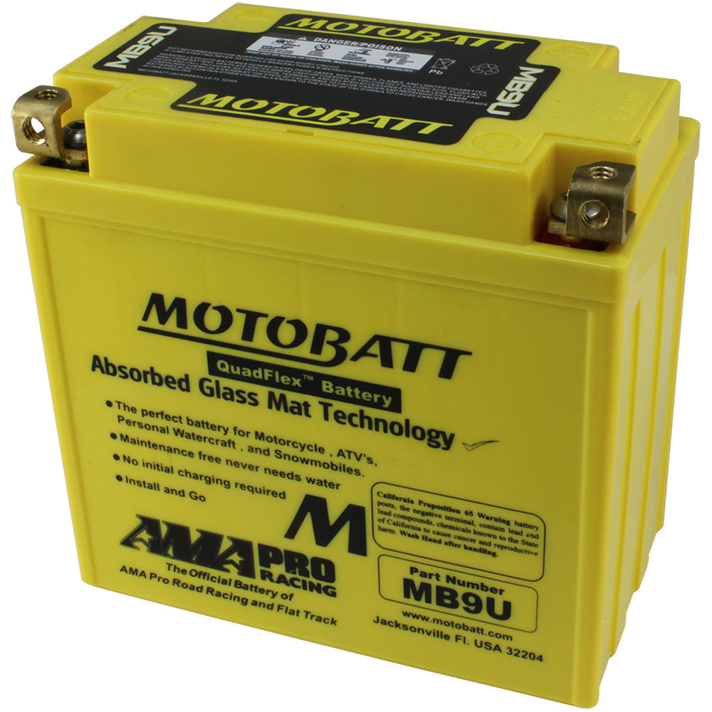Motobatt Battery MB9UHD Sealed Factory Activated