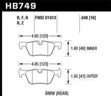 Cargar imagen en el visor de la galería, Hawk 13-14 BMW 328i/328i xDrive / 2014 428i/428i xDrive HPS 5.0 Rear Brake Pads