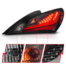 Cargar imagen en el visor de la galería, ANZO 10-13 Hyundai Genesis 2DR LED Taillights Smoke