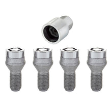 Cargar imagen en el visor de la galería, McGard Wheel Lock Bolt Set - 4pk. (Cone Seat) M12X1.25 / 17mm Hex / 22.0mm Shank Length - Chrome